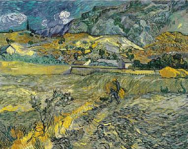 Vincent Van Gogh Landscape at Saint-Remy oil painting picture